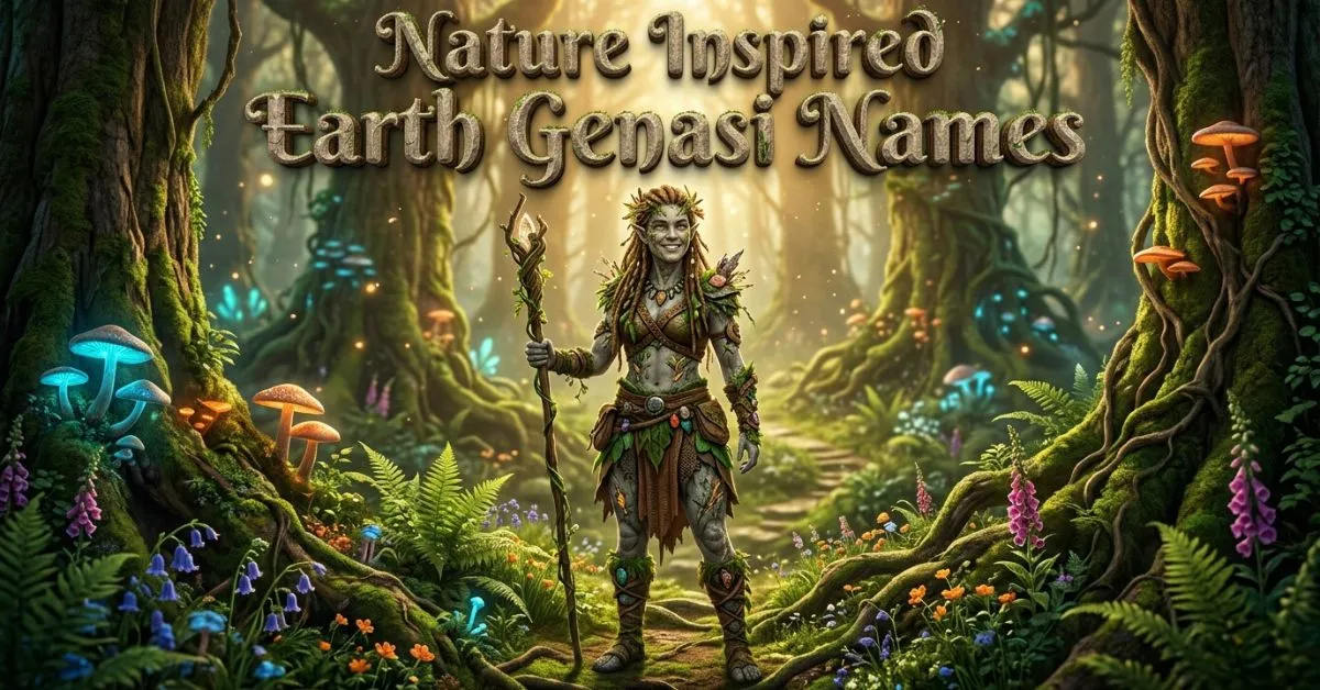 Nature Inspired Earth Genasi Names