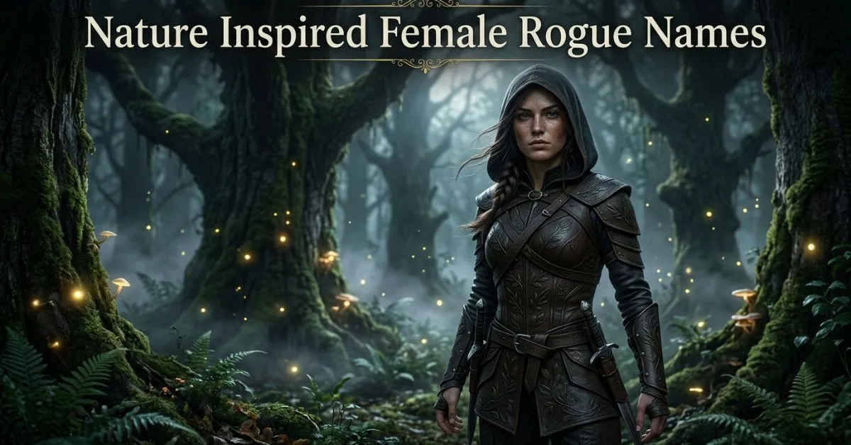 Nature Inspired Female Rogue Names