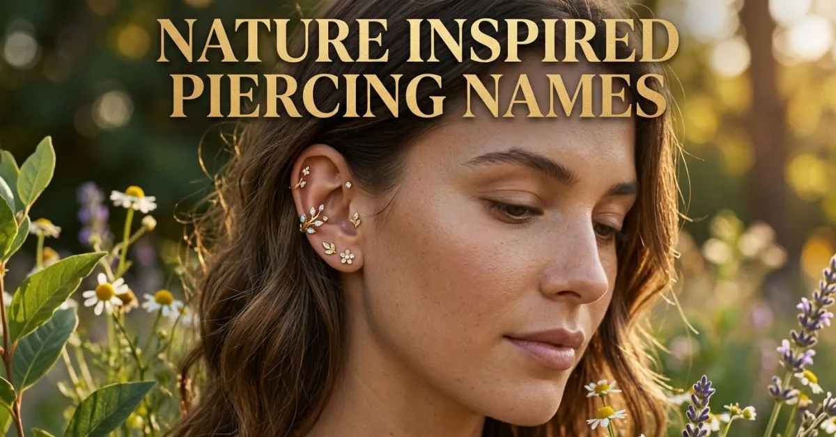 Nature Inspired Piercing Names