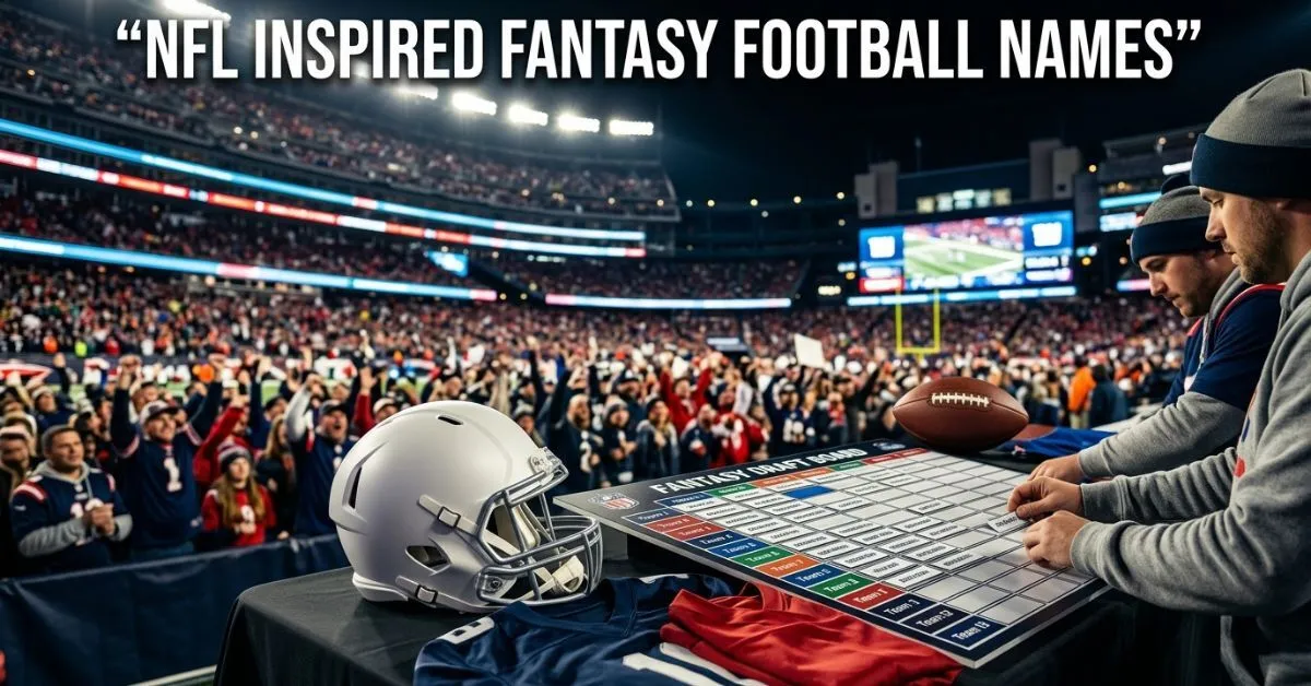 NFL Inspired Fantasy Football Names