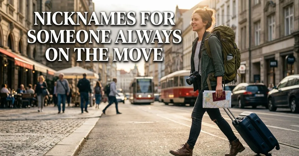 Nicknames For Someone Always on The Move