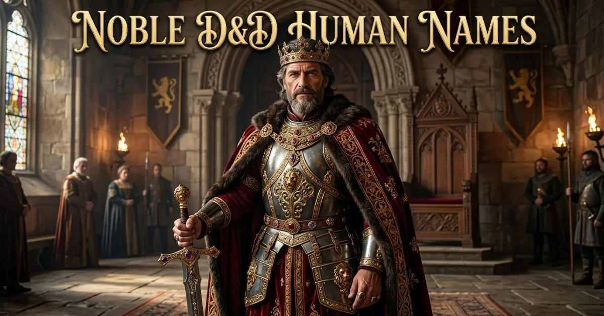 Noble D&D Human Names