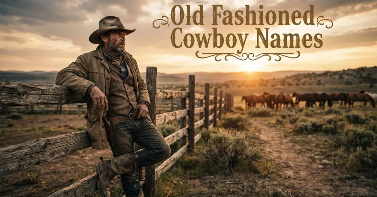 Old Fashioned Cowboy Names