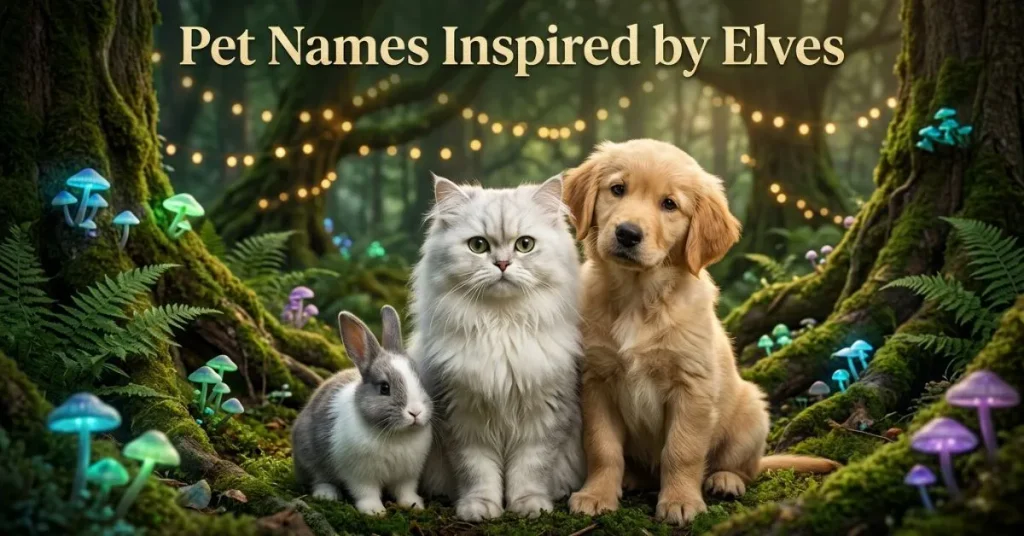 Pet Names Inspired by Elves