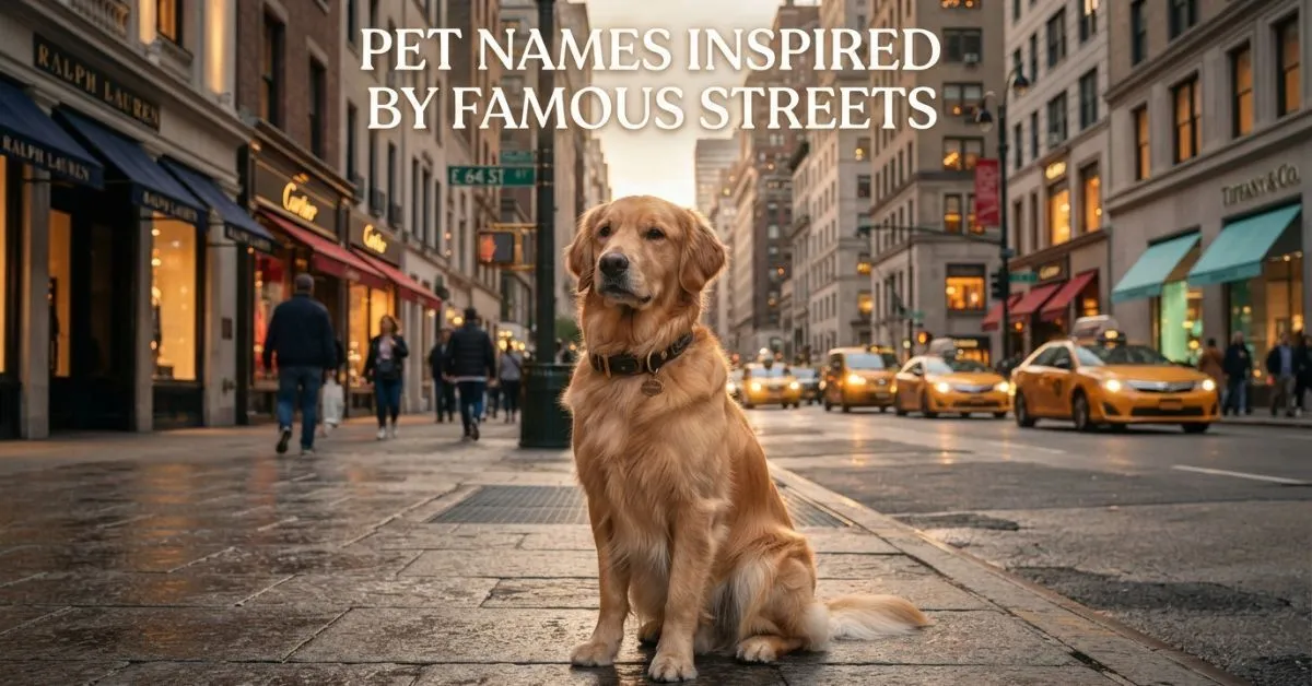 Pet Names Inspired By Famous Streets