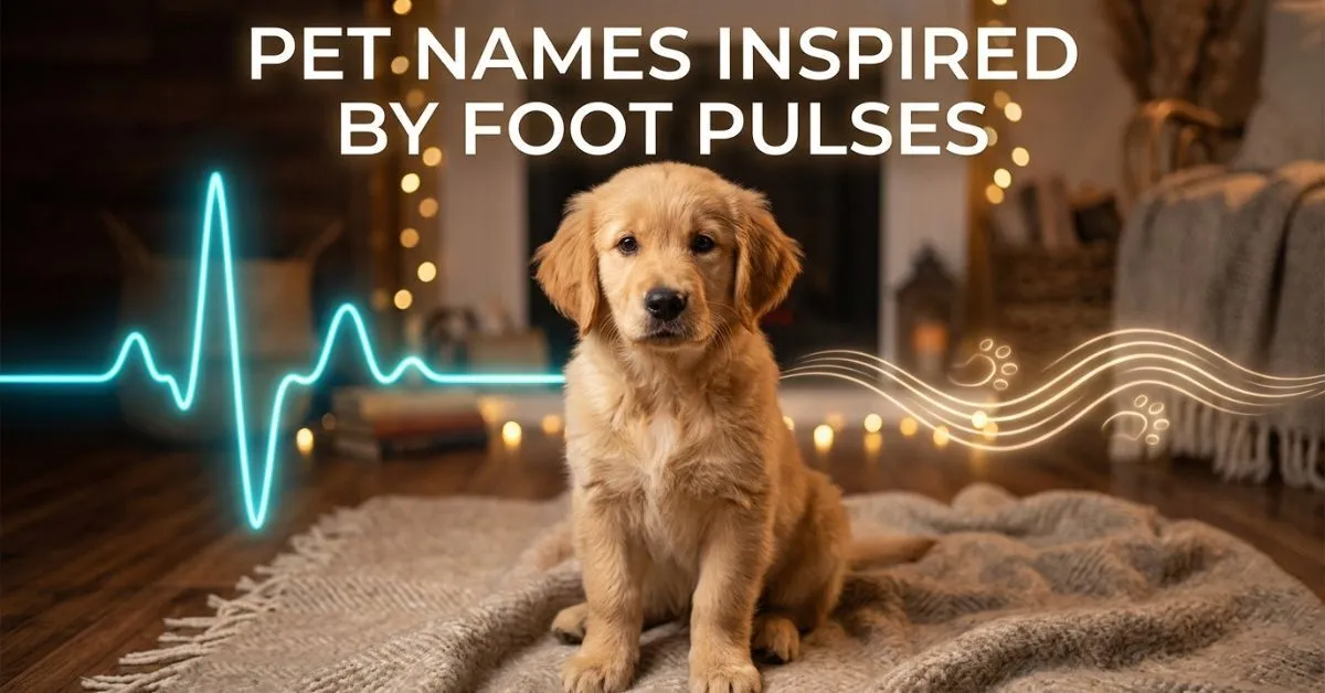Pet Names Inspired By Foot Pulses
