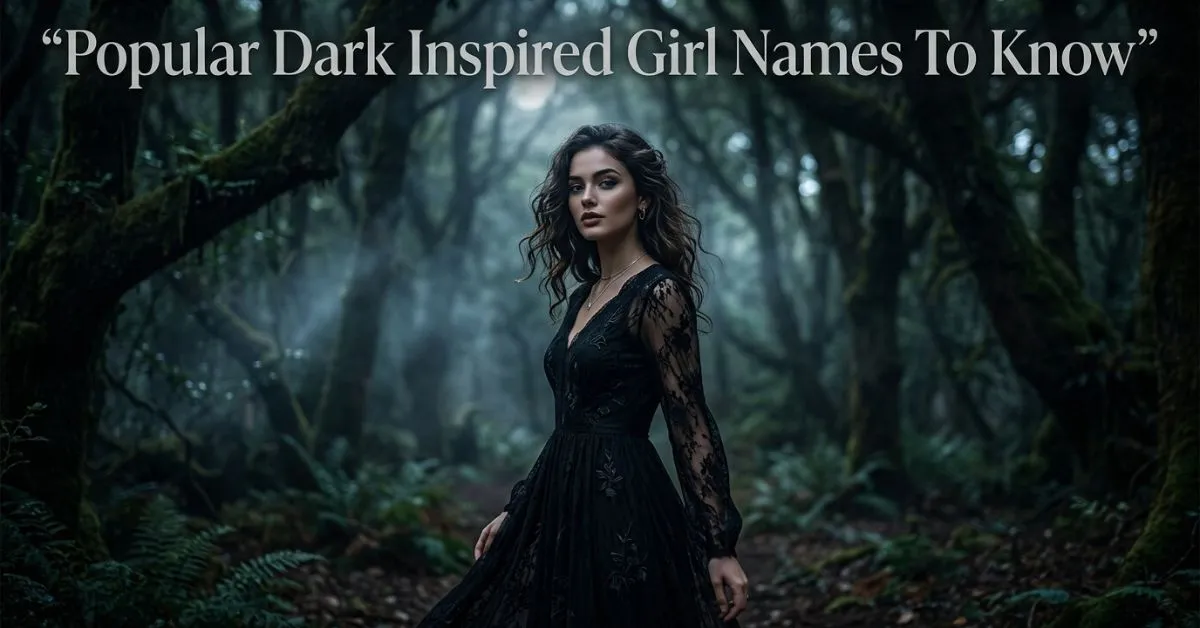 Popular Dark Inspired Girl Names To Know