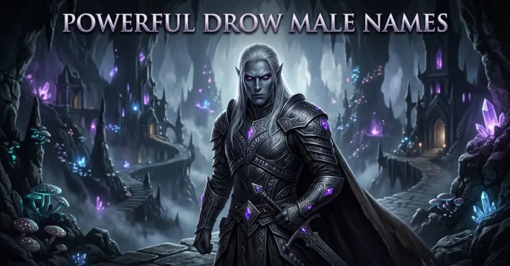 Powerful Drow Male Names