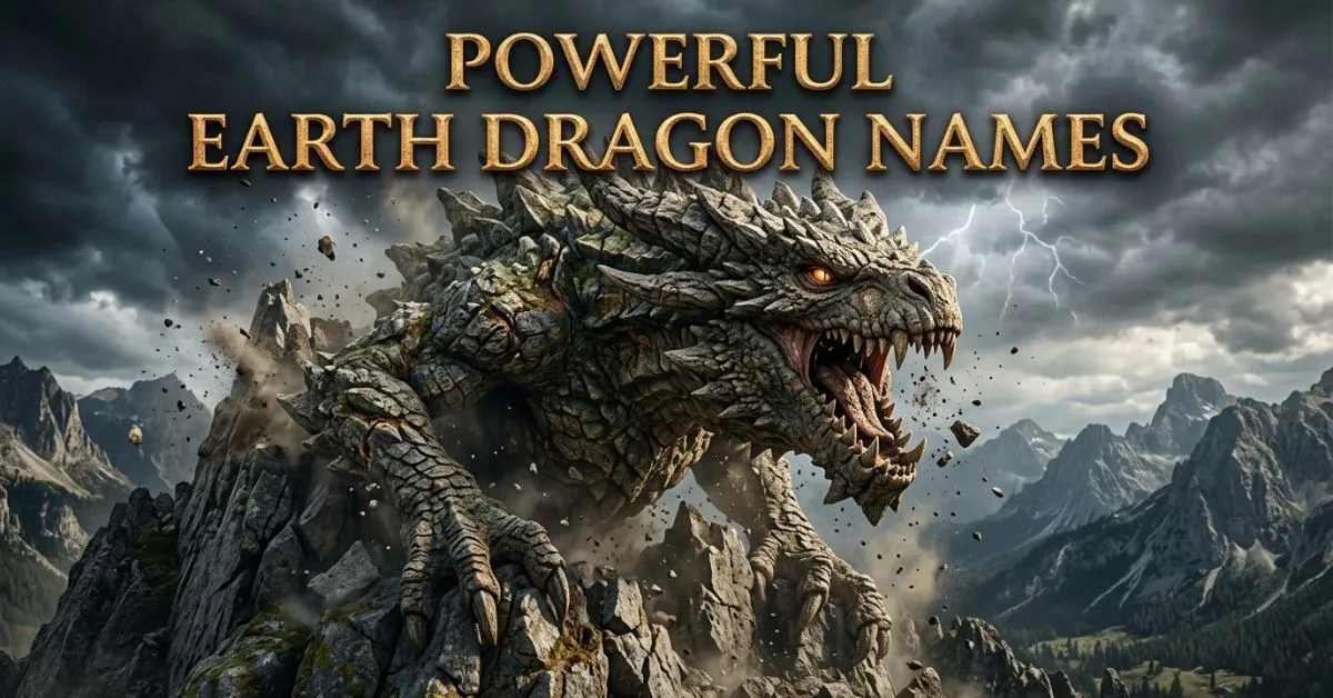 Powerful Earth Dragon Names