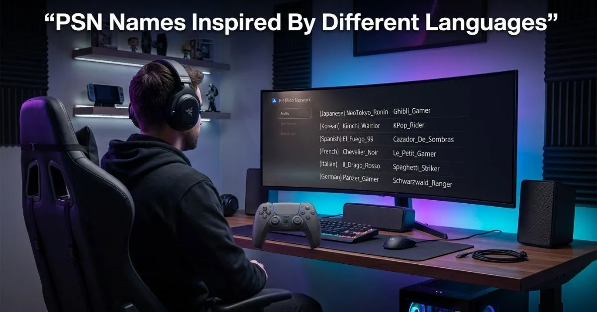 PSN Names Inspired By Different Languages