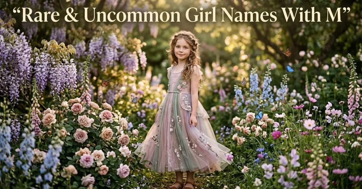 Rare & Uncommon Girl Names With M