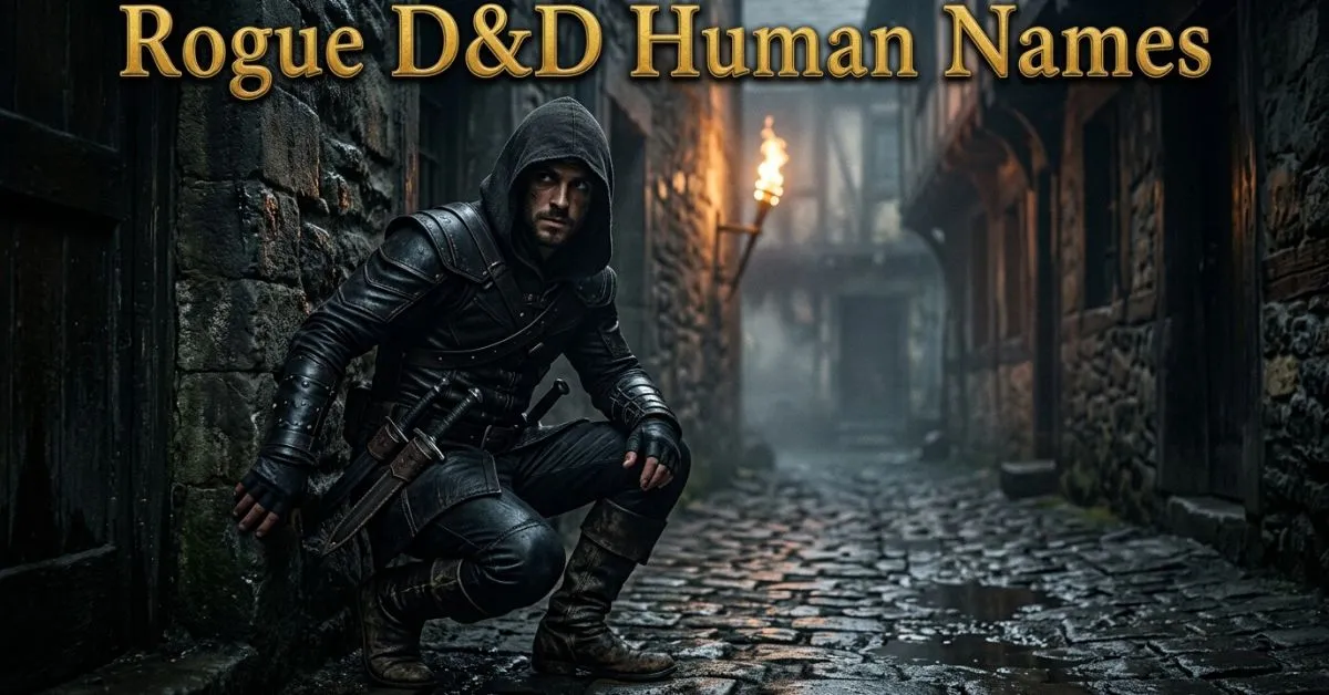Rogue D&D Human Names
