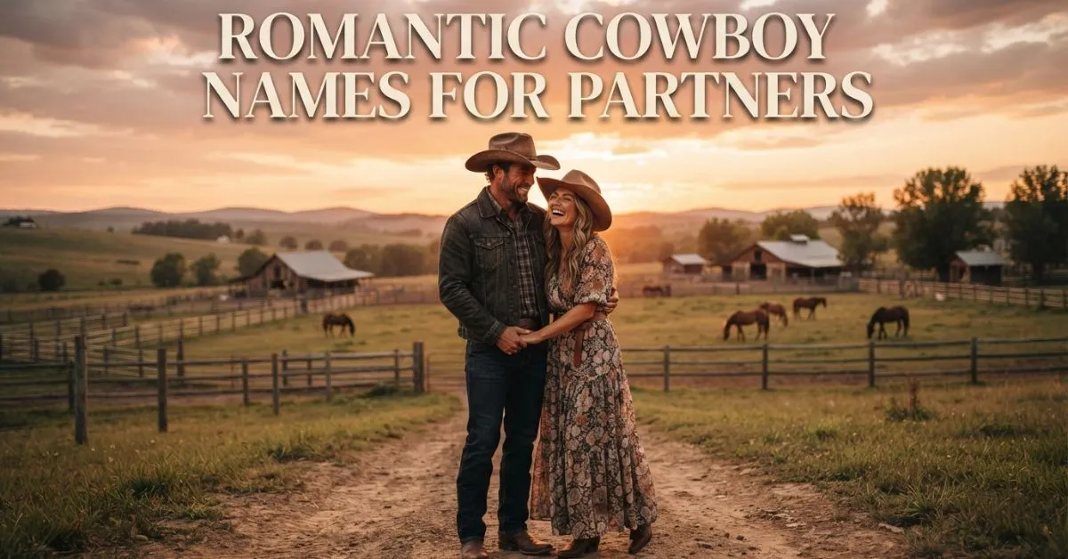  Romantic Cowboy Names For Partners