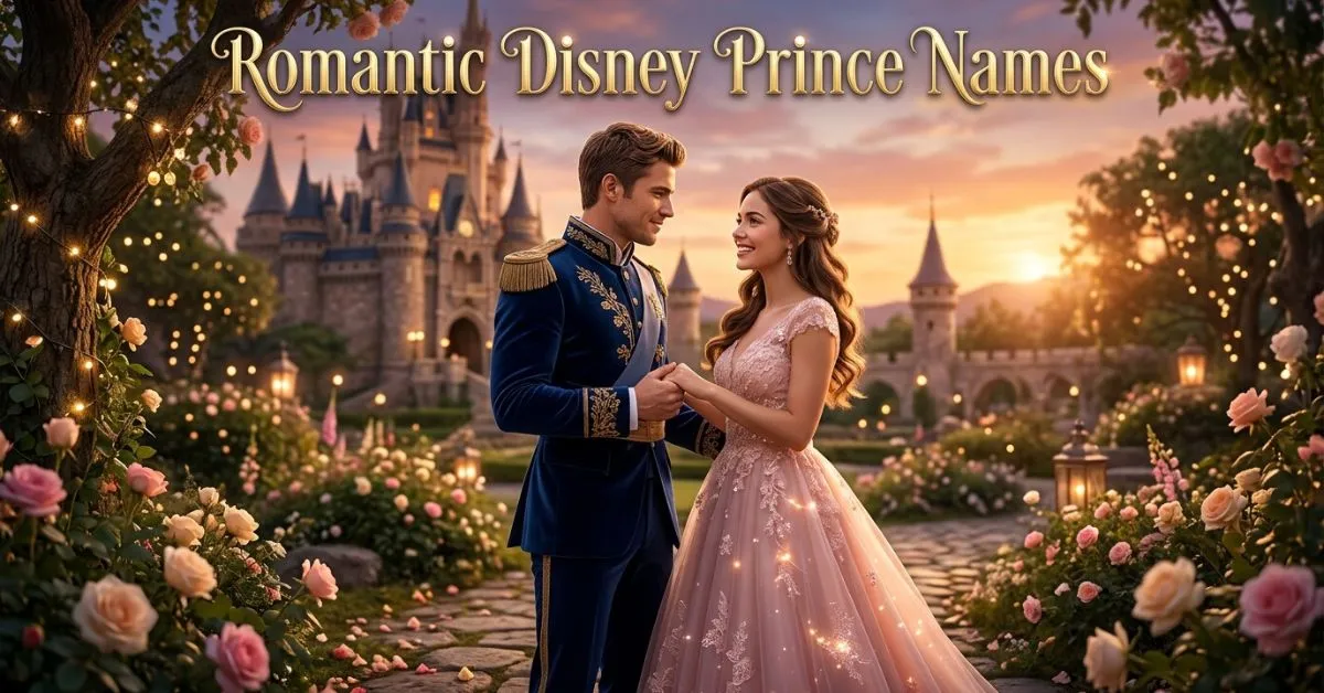 Romantic Disney Prince Names
