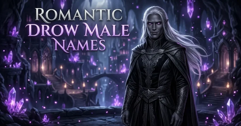 Romantic Drow Male Names