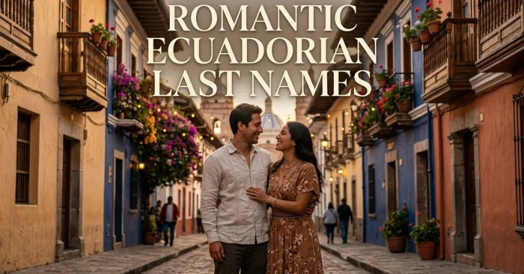 Romantic Ecuadorian Last Names