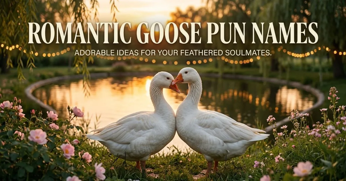 Romantic Goose Pun Names