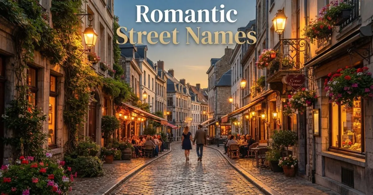 Romantic Street Names