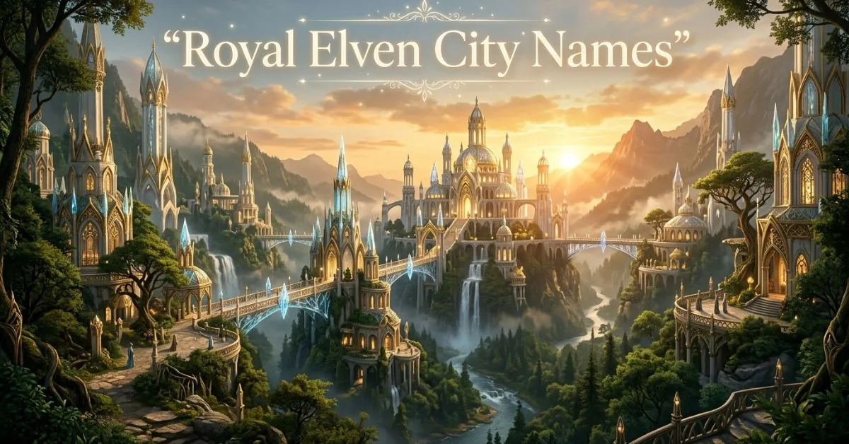 Royal Elven City Names