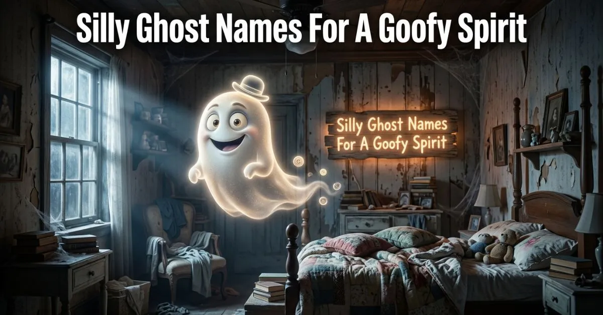 Silly Ghost Names For A Goofy Spirit