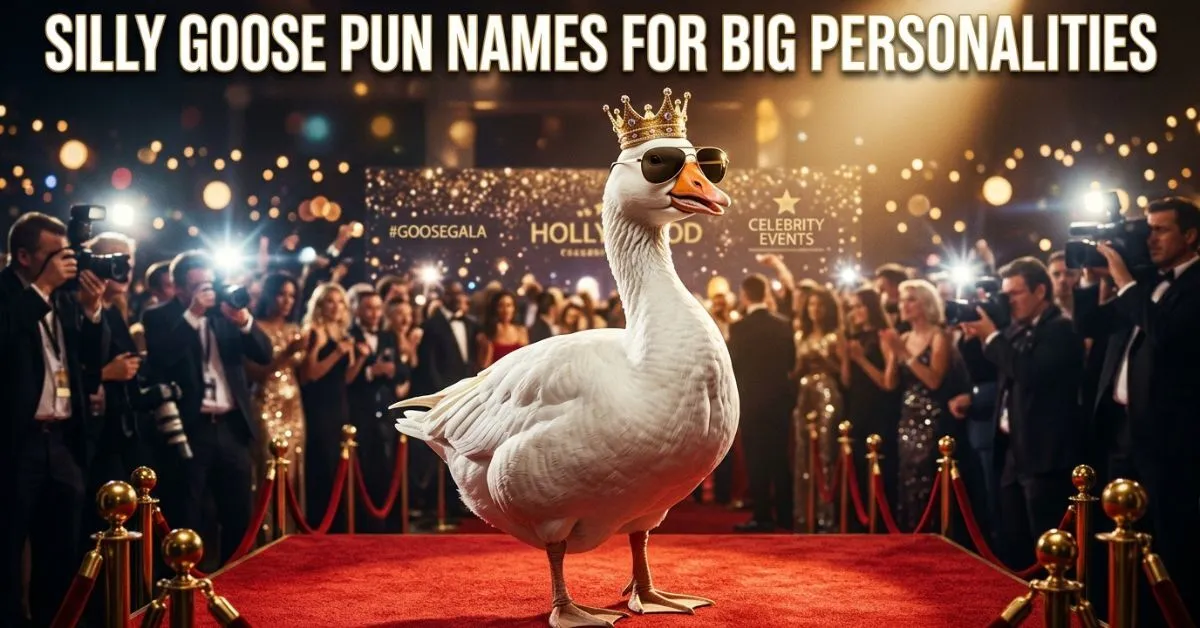 Silly Goose Pun Names For Big Personalities