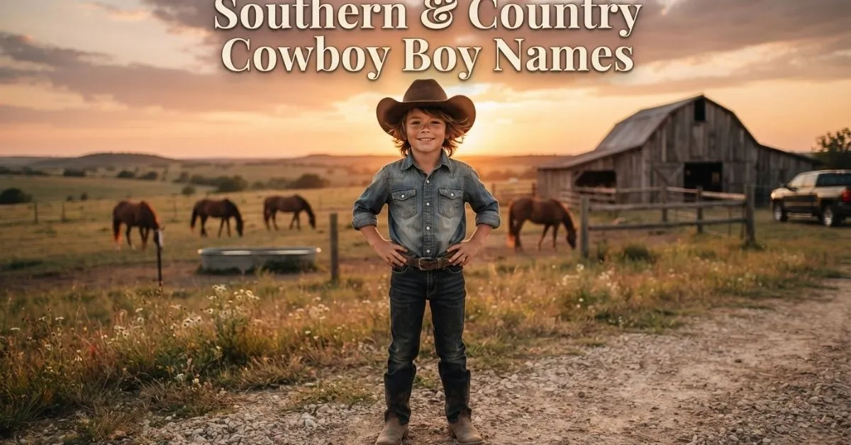 Southern & Country Cowboy Boy Names