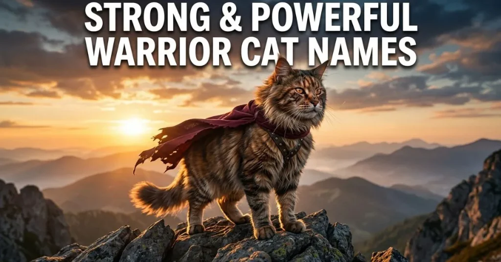 Strong & Powerful Warrior Cat Names
