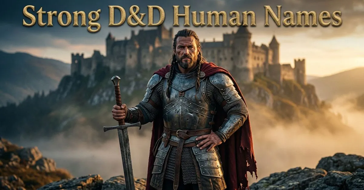 Strong D&D Human Names