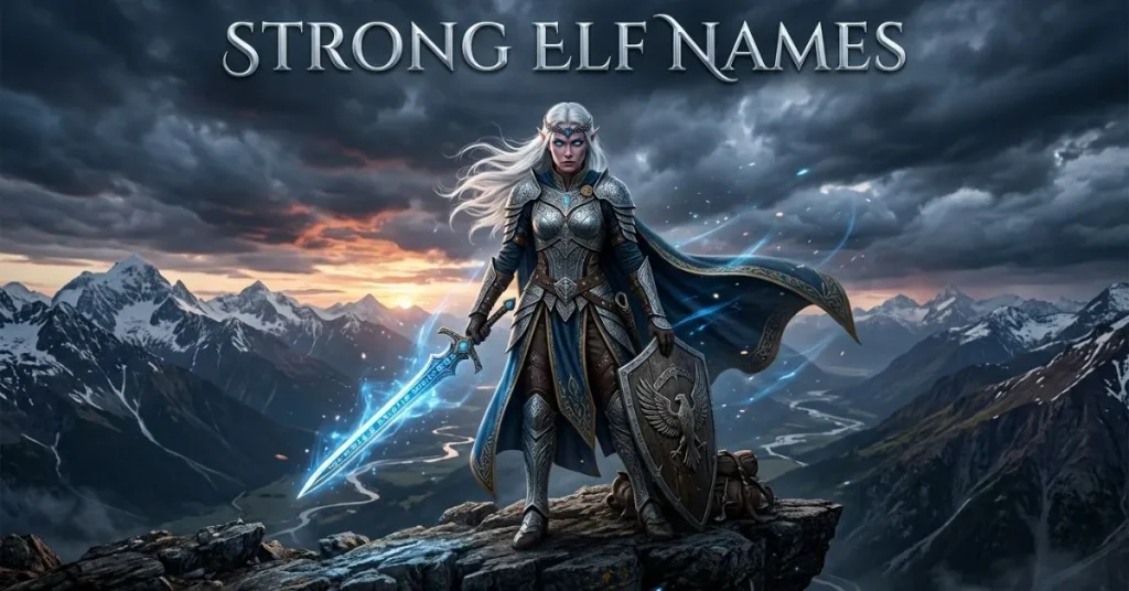 Strong Elf Names