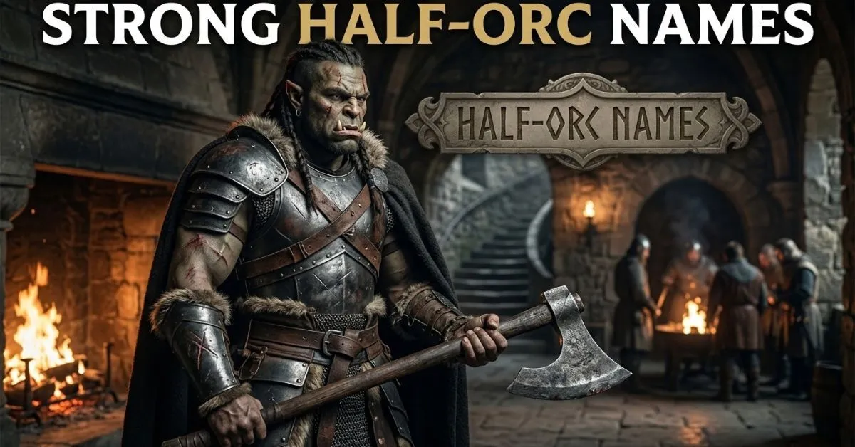 Strong Half Orc Names