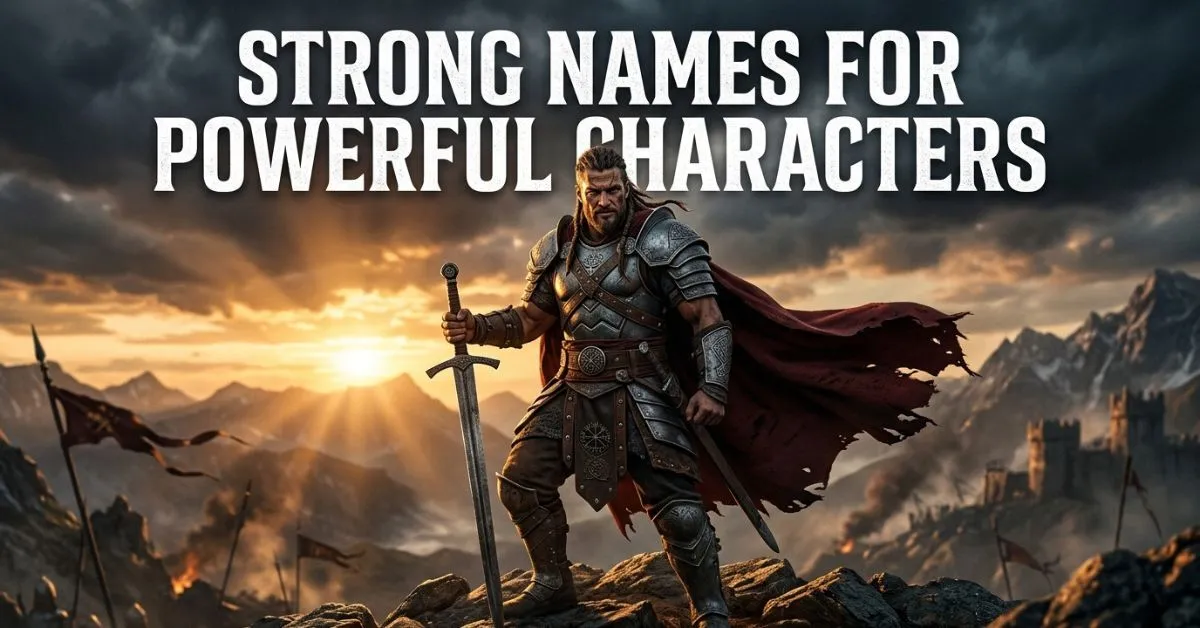 Strong Names For Powerful Characters