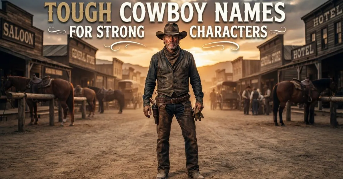 Tough Cowboy Names For Strong Characters