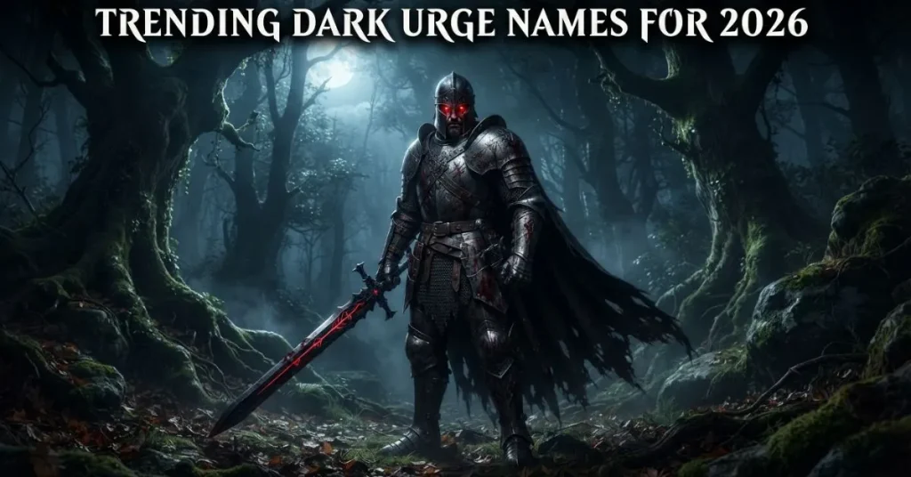 Trending Dark Urge Names For 2026
