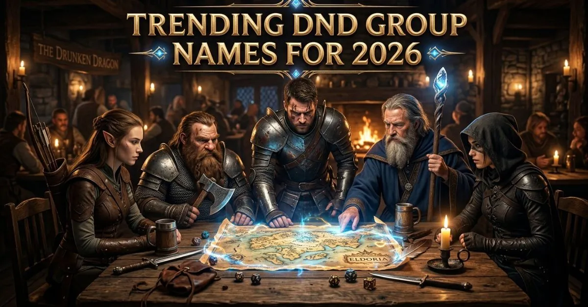 Trending DND Group Names For 2026