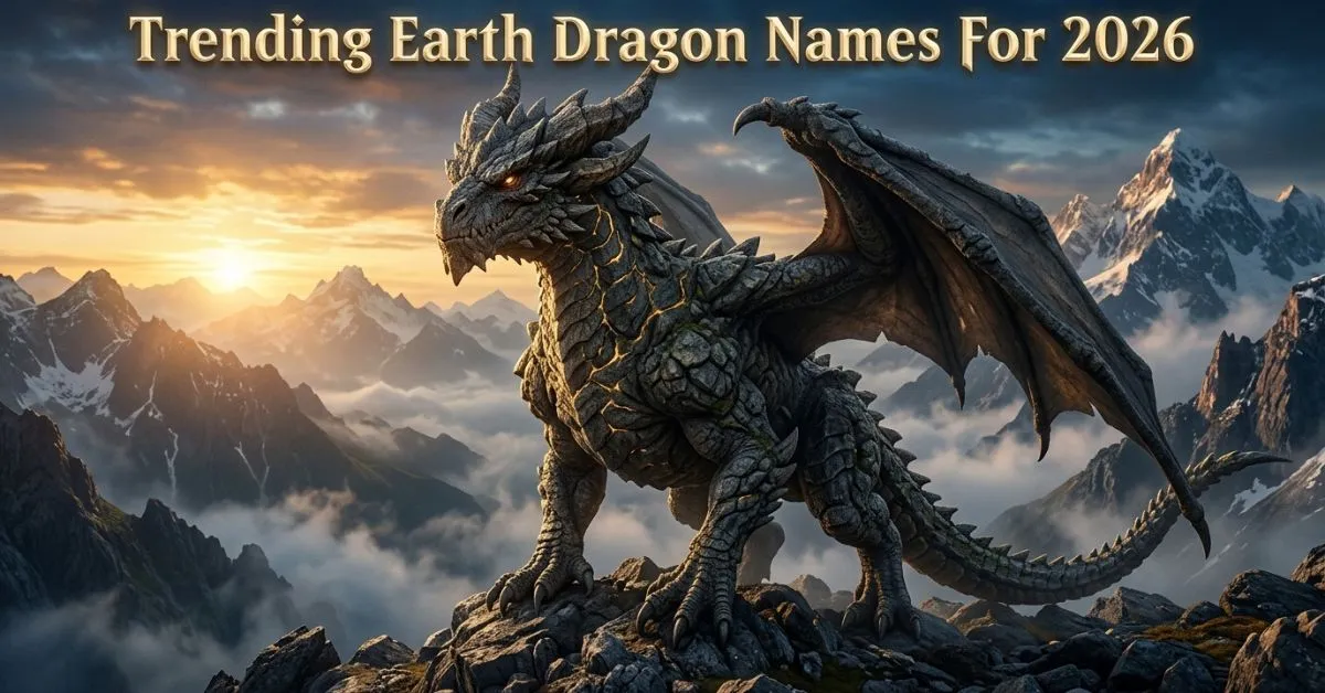 Trending Earth Dragon Names For 2026