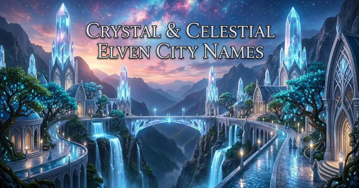 Trending Elven City Names For 2026
