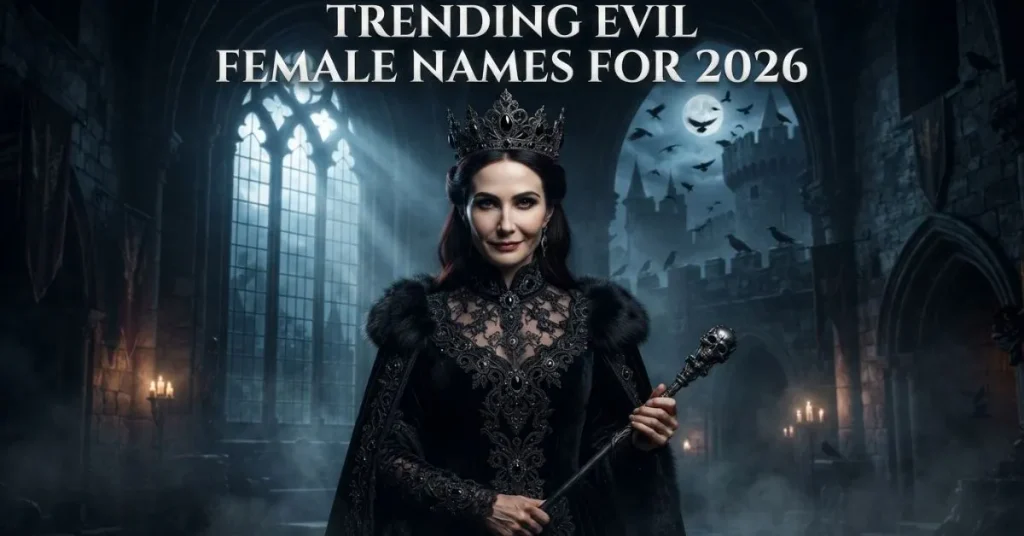 Trending Evil Female Names For 2026