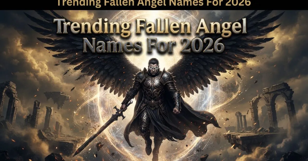 Trending Fallen Angel Names For 2026