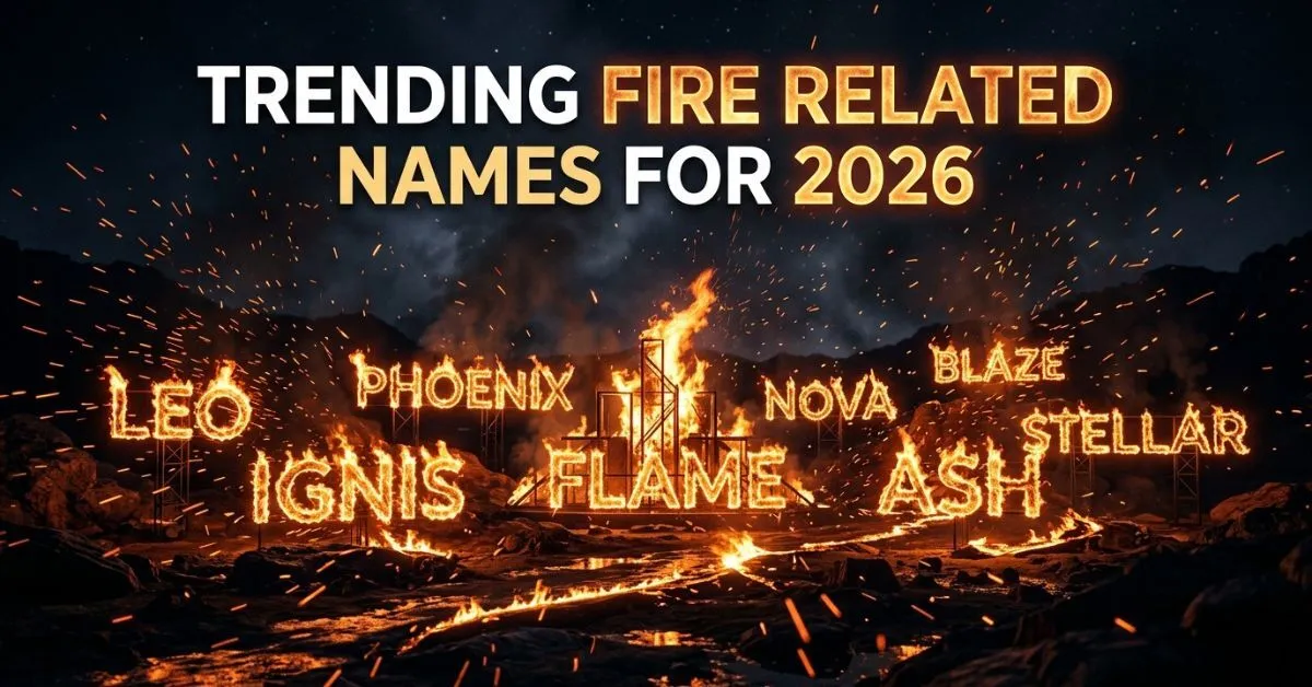 Trending Fire Related Names For 2026