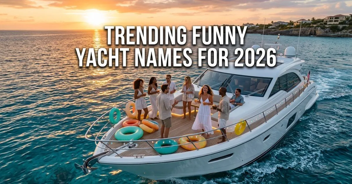 Trending Funny Yacht Names For 2026