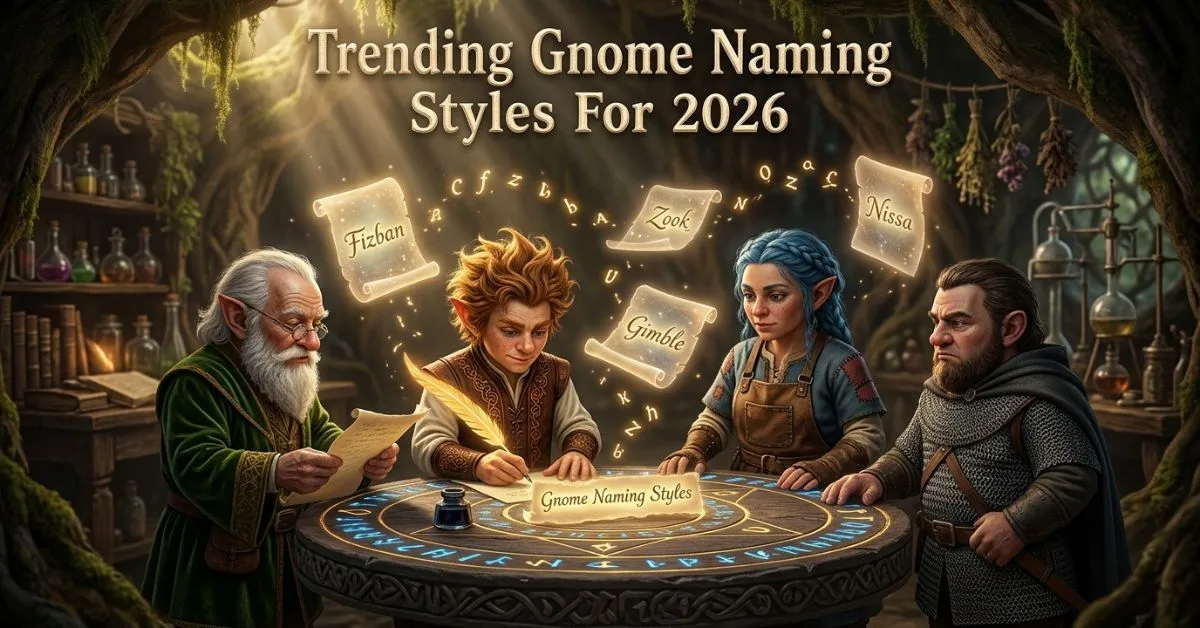 Trending Gnome Naming Styles For 2026