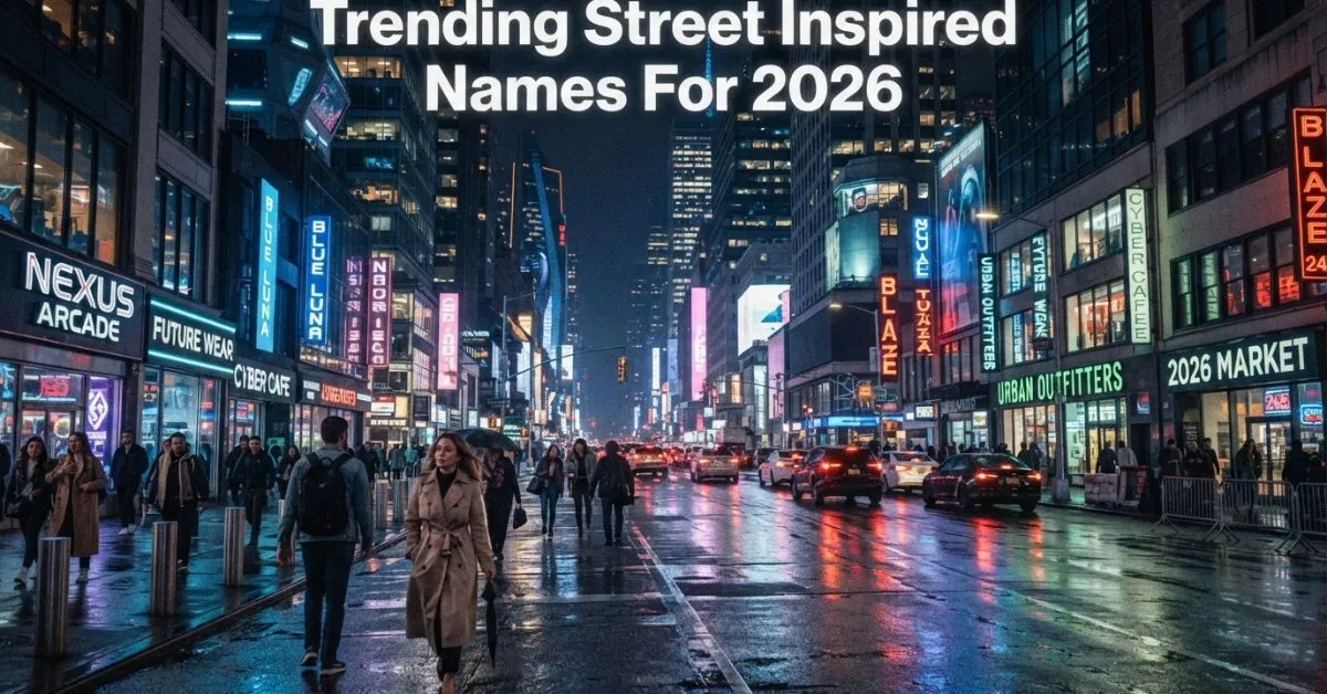Trending Street Inspired Names For 2026