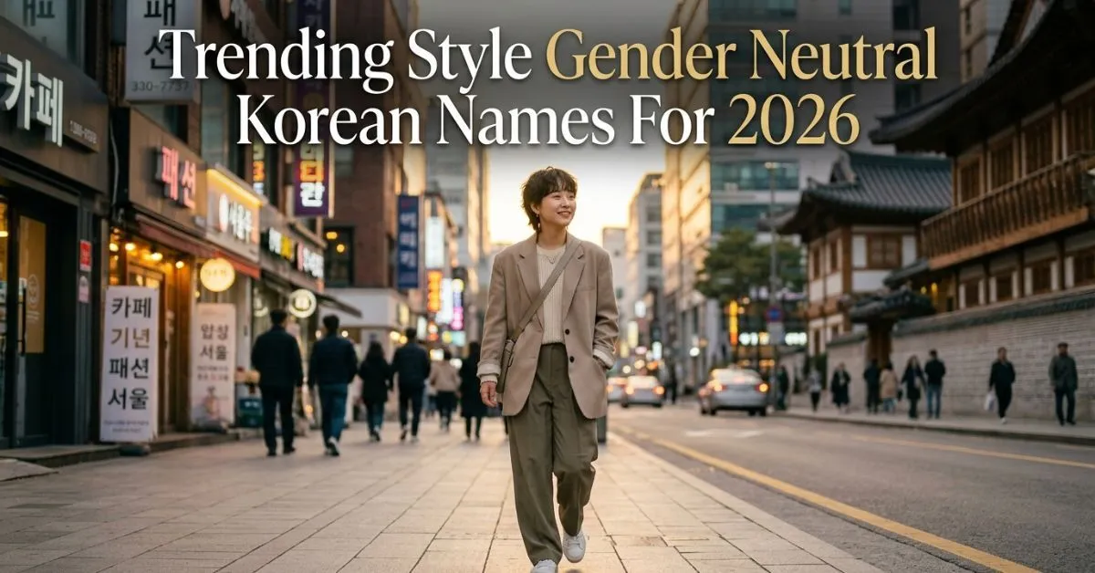 Modern Korean Names That Feel Gender Neutral