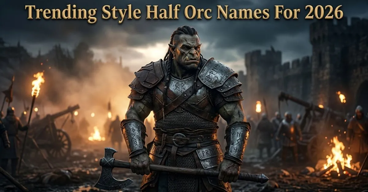 Trending Style Half Orc Names For 2026