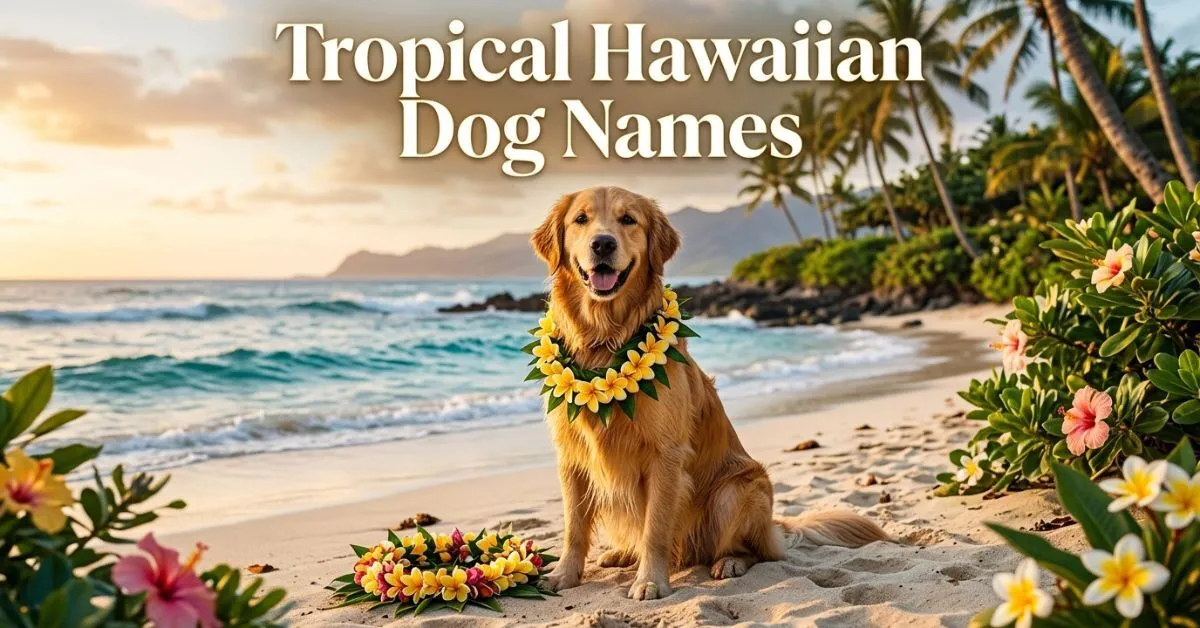 Tropical Hawaiian Dog Names