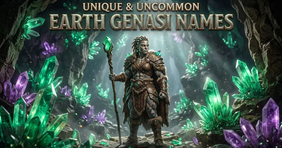 Unique & Uncommon Earth Genasi Names