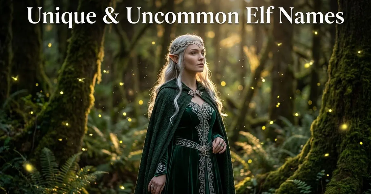 Unique & Uncommon Elf Names