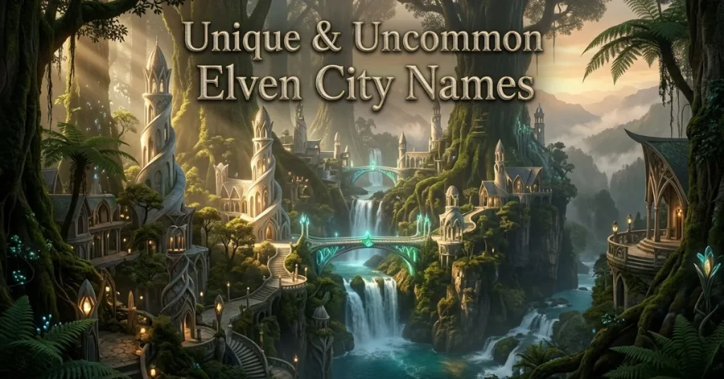 Unique & Uncommon Elven City Names