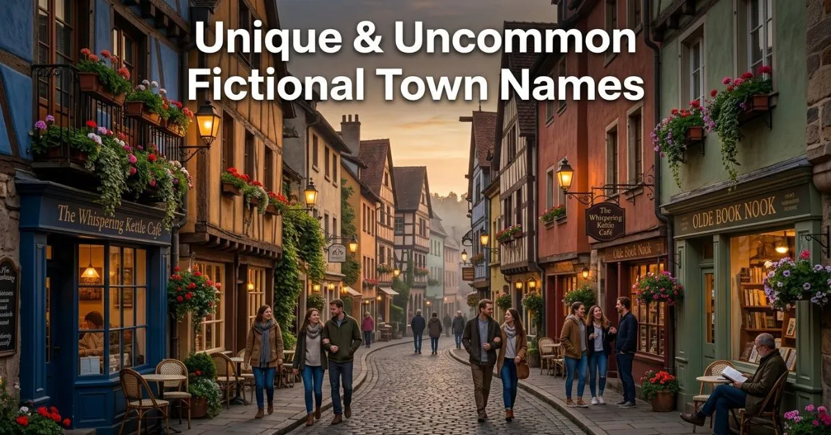 Unique & Uncommon Fictional Town Names