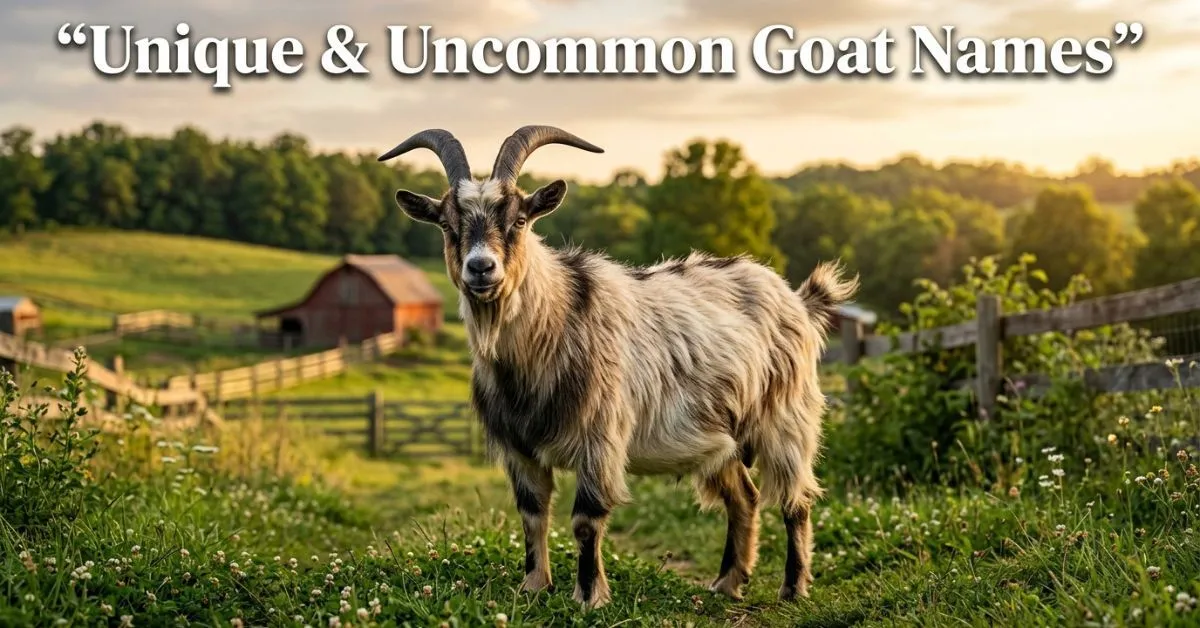Unique & Uncommon Goat Names